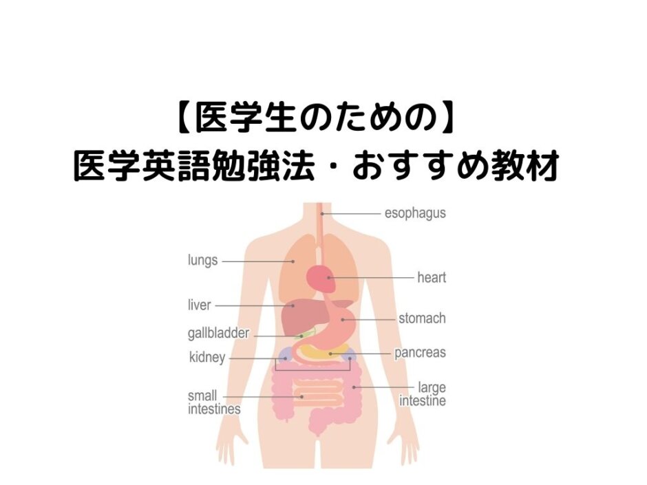 必見 医学生のための医学英語勉強法 おすすめ教材まとめ ガッシーブログ